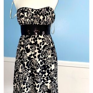 Black & White floral dress